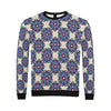 lotus Boho Pattern Print Design LO08 Men Long Sleeve Sweatshirt