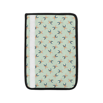 Windmill Pattern Print Design 02 Car Seat Belt Cover