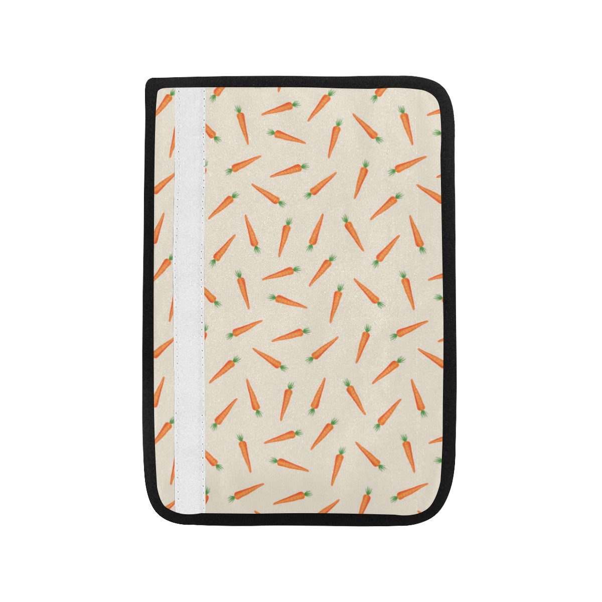 Carrot Pattern Print Design 07 Car Seat Belt Cover