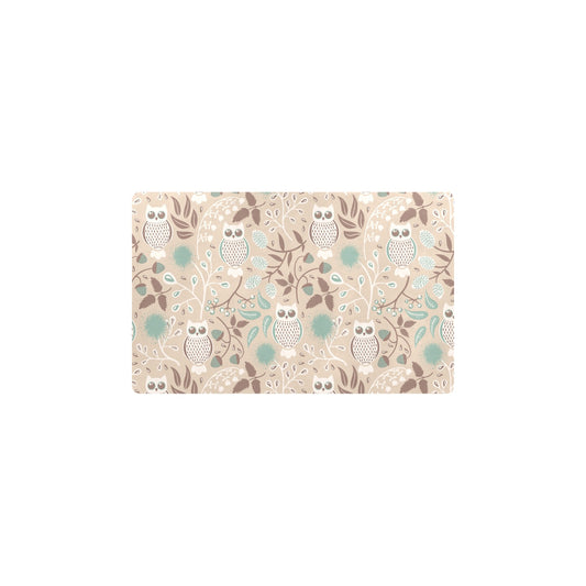 Owl Pattern Print Design A02 Kitchen Mat