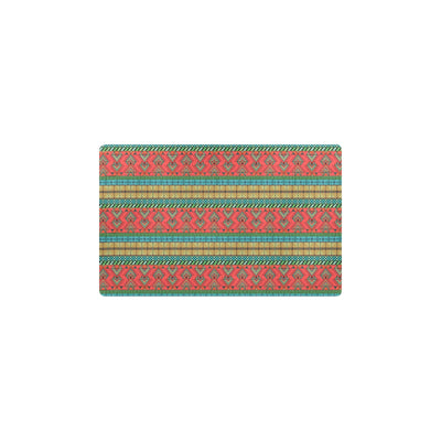 African Colorful Zigzag Print Pattern Kitchen Mat