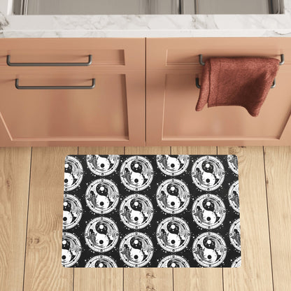 Yin Yang Koi Fish Kitchen Mat