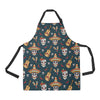 sugar skull Mexican Apron with Pocket