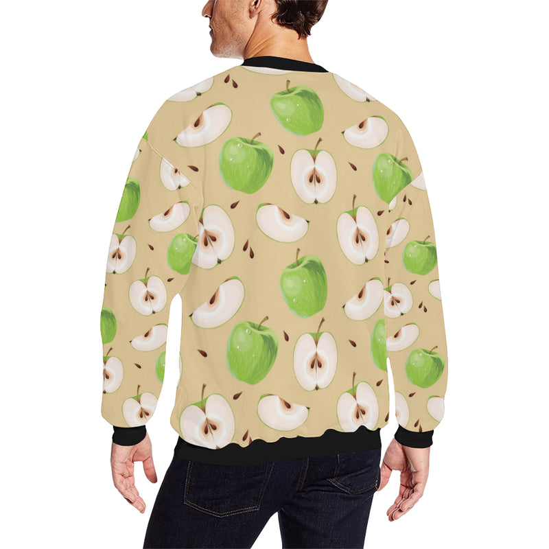 Apple Pattern Print Design AP07 Men Long Sleeve Sweatshirt