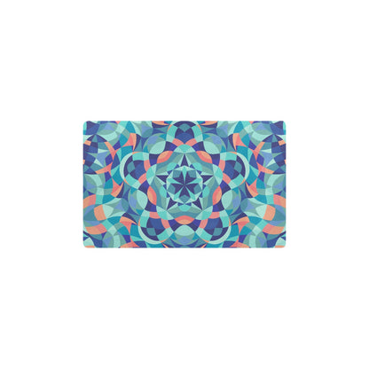 Kaleidoscope Pattern Print Design 03 Kitchen Mat