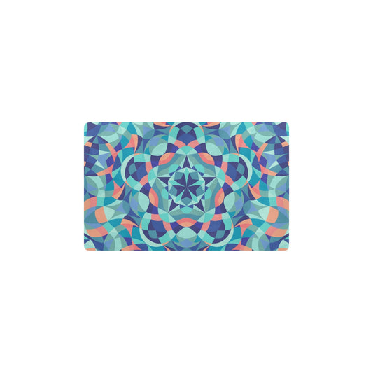 Kaleidoscope Pattern Print Design 03 Kitchen Mat