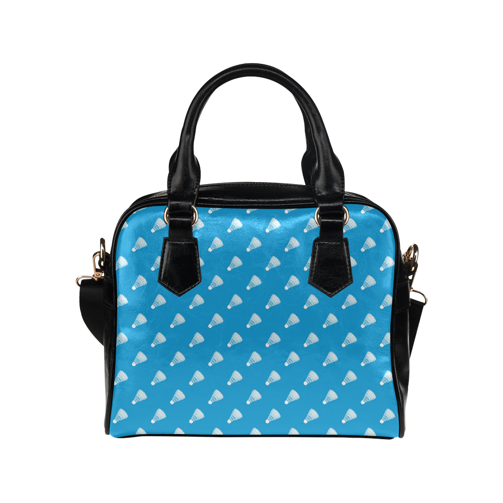 Badminton Ball Pattern Print Design 08 Shoulder Handbag