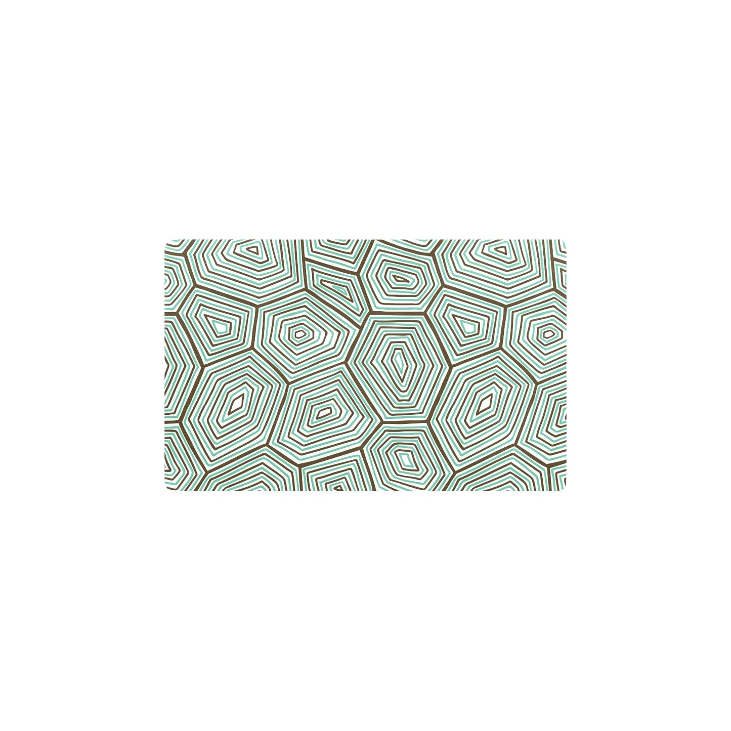 Sea Turtle Skin Print Kitchen Mat