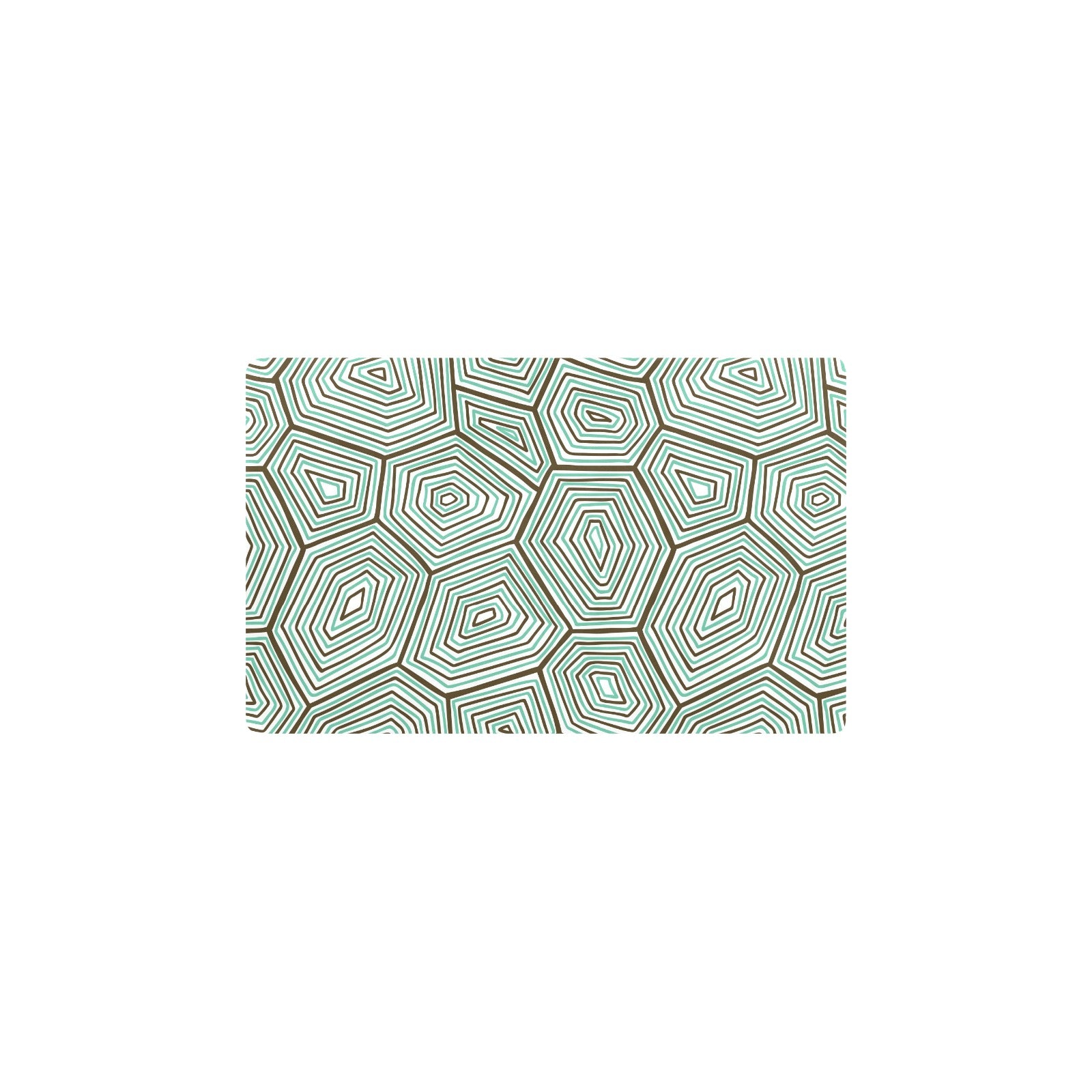 Sea Turtle Skin Print Kitchen Mat