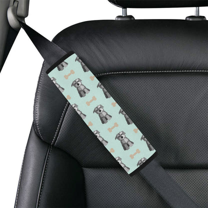 Schnauzers Pattern Print Design A03 Car Seat Belt Cover