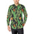 Hawaiian Flower Tropical Palm Leaves Men's Long Sleeve Shirt