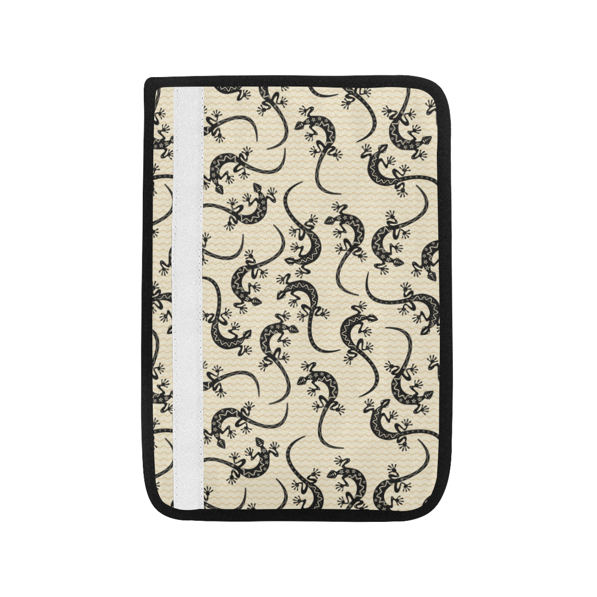 lizard Pattern Print Design 02 Car Seat Belt Cover