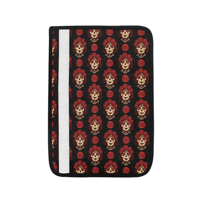 Day of the Dead Skull Girl Pattern Car Seat Belt Cover