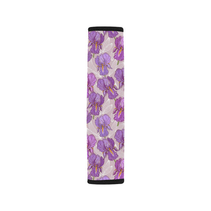 Iris Pattern Print Design IR05 Car Seat Belt Cover