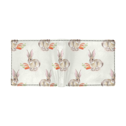Rabbit Pattern Print Design 01 Men's ID Card Wallet