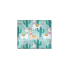 Llama Cactus Pattern Print Design 08 Men's ID Card Wallet