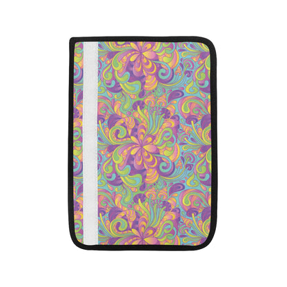 Psychedelic Mushroom Pattern Print Design A05 Car Seat Belt Cover