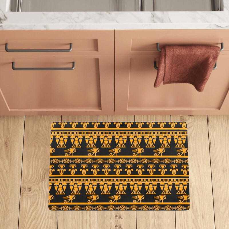 Eye of Horus Tribal Egypt Pattern Kitchen Mat