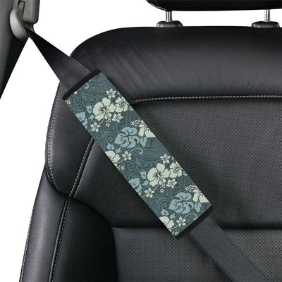Flower Hawaiian Hibiscus Style Print Pattern Car Seat Belt Cover