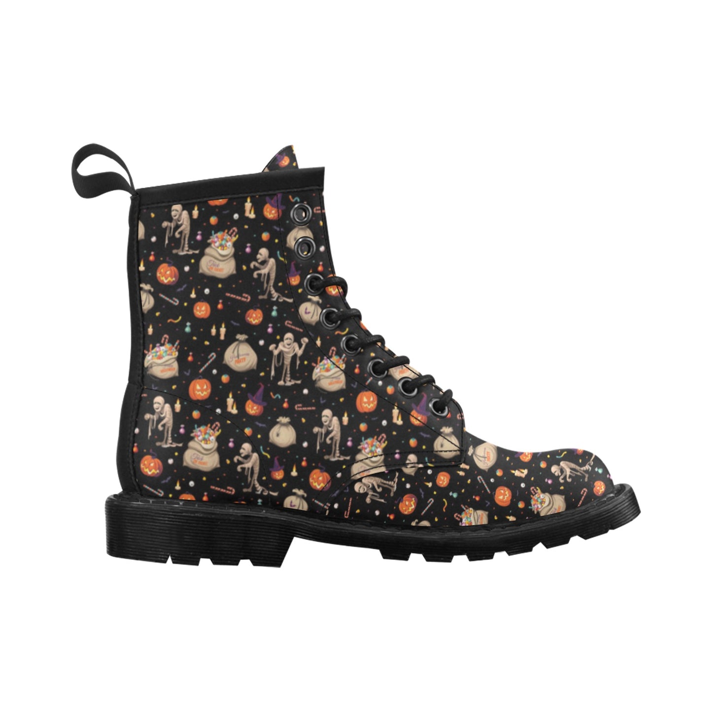 Mummy Halloween Print Design LKS303 Women's Boots