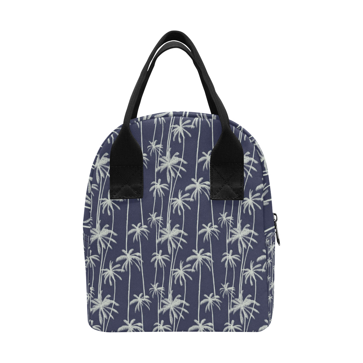 Palm Tree Pattern Print Design PT06 Insulated Lunch Bag