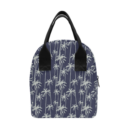 Palm Tree Pattern Print Design PT06 Insulated Lunch Bag