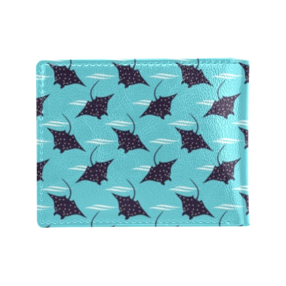 Manta Ray Print Design LKS403 Men's ID Card Wallet