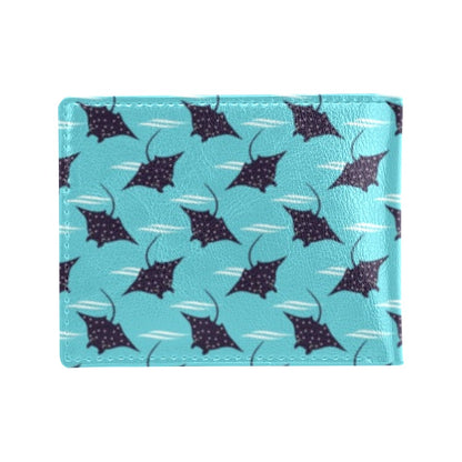 Manta Ray Print Design LKS403 Men's ID Card Wallet