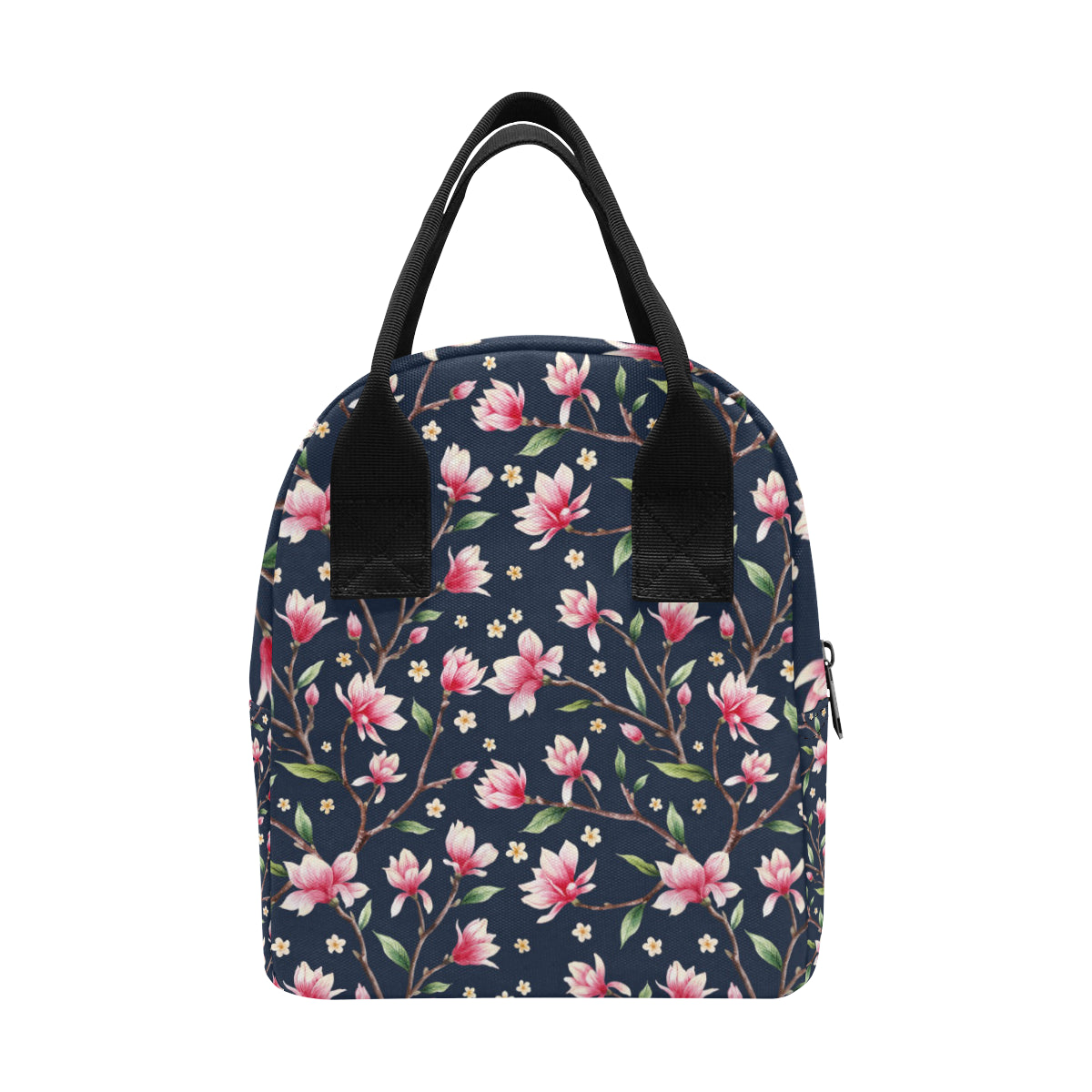 Magnolia Pattern Print Design MAG09 Insulated Lunch Bag