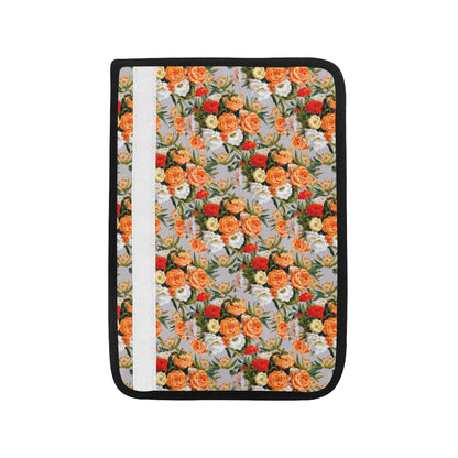 Lisianthus Pattern Print Design LT04 Car Seat Belt Cover