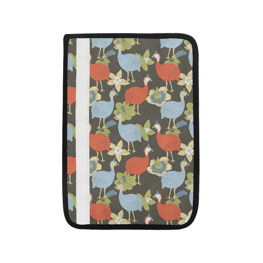 Guinea Fowl Pattern Print Design 02 Car Seat Belt Cover