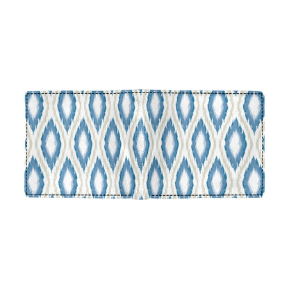 Ikat Pattern Print Design 02 Men's ID Card Wallet