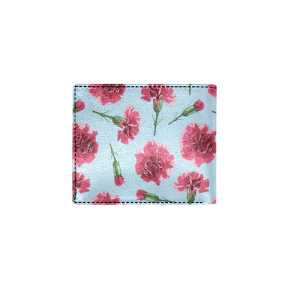 Carnations Pattern Print Design CN01 Men's ID Card Wallet