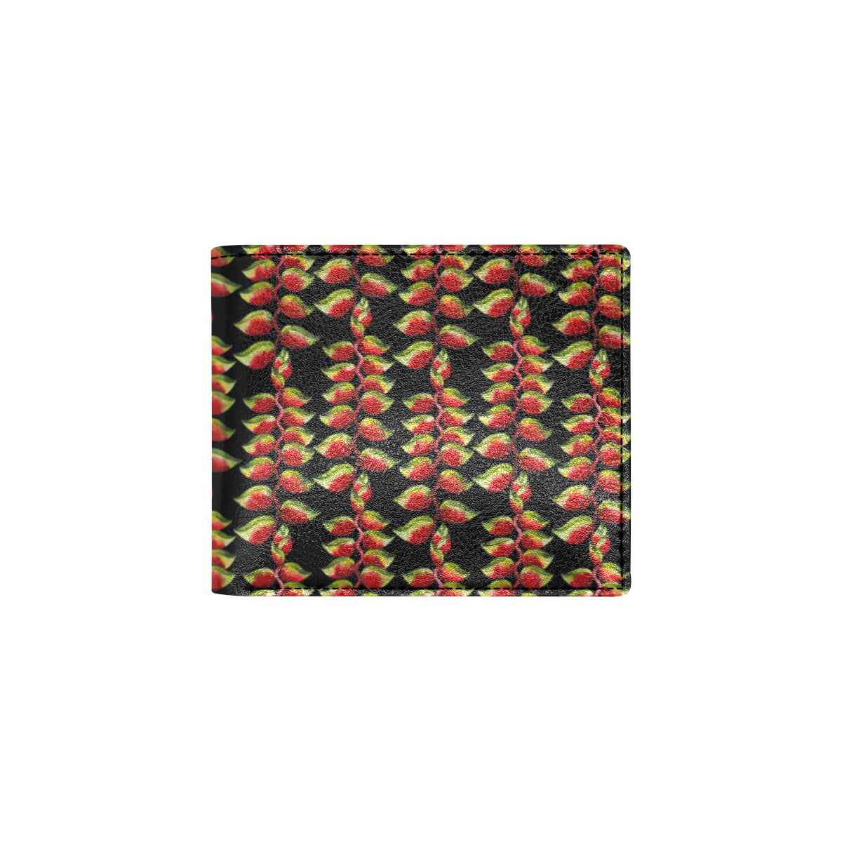 Heliconia Pattern Print Design HL05 Men's ID Card Wallet