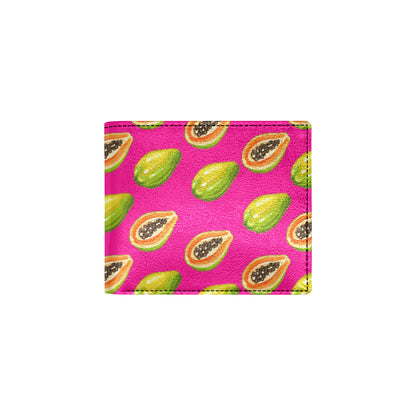 Papaya Pattern Print Design PP02 Men's ID Card Wallet