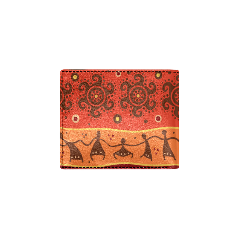 African Pattern Print Design 04 Men's ID Card Wallet