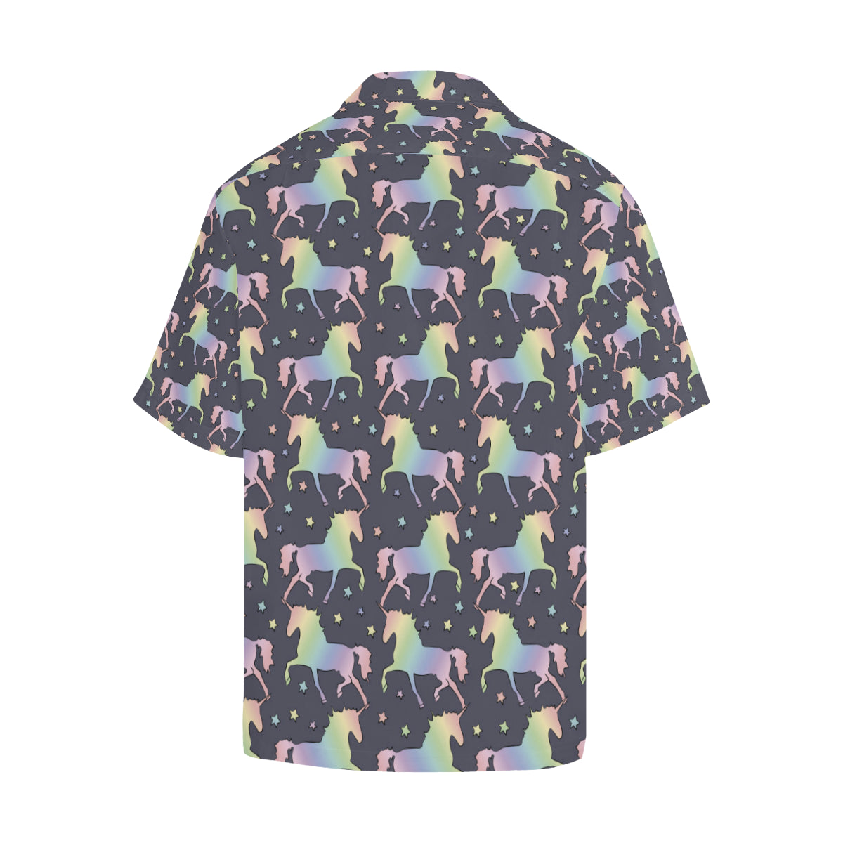 Rainbow Pattern Print Design A05 Men's Hawaiian Shirt
