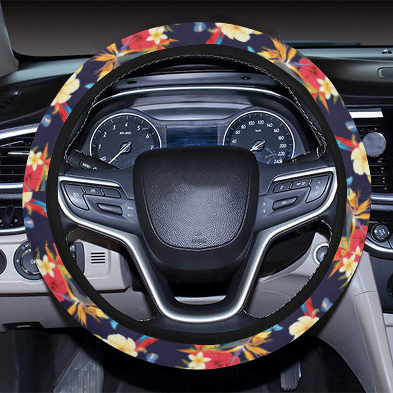 Parrot Themed Design Steering Wheel Cover with Elastic Edge