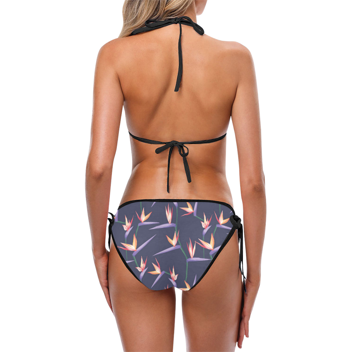Bird Of Paradise Pattern Print Design BOP015 Bikini