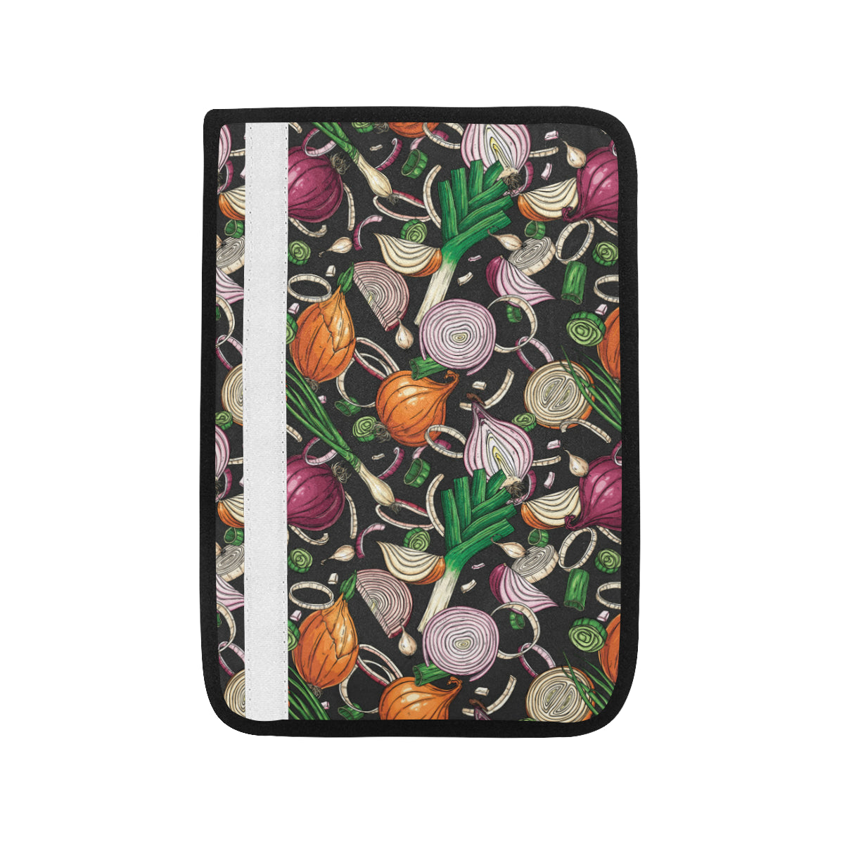 Onion Pattern Print Design A03 Car Seat Belt Cover
