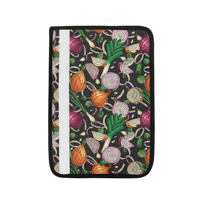 Onion Pattern Print Design A03 Car Seat Belt Cover