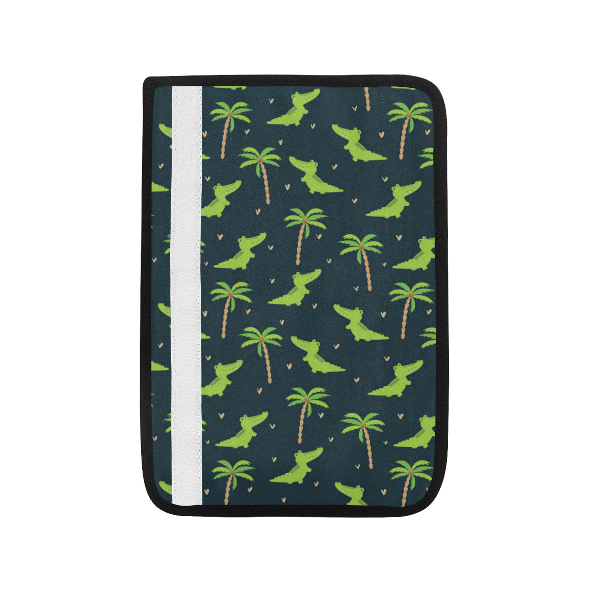 Alligator Pattern Print Design 02 Car Seat Belt Cover