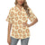 Bagel Pattern Print Design 03 Women's Hawaiian Shirt