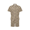 Cowboy Pattern Print Design 05 Men's Romper