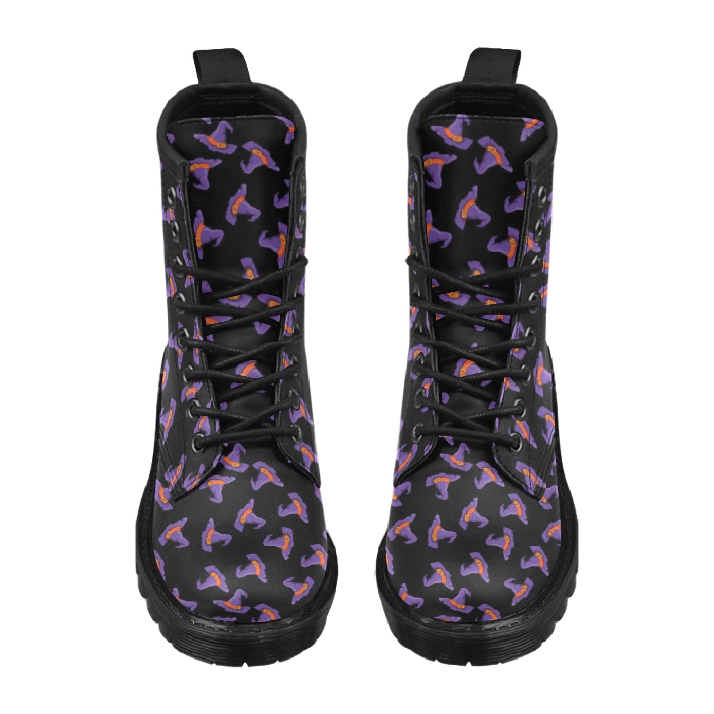Witch Hat Print Design LKS304 Women's Boots