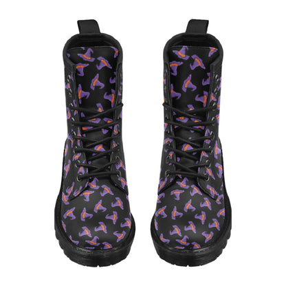 Witch Hat Print Design LKS304 Women's Boots