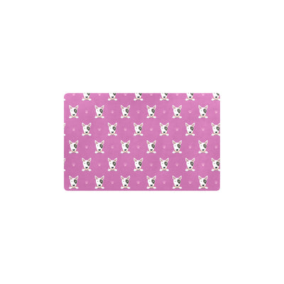 Bull Terrier Happy Print Pattern Kitchen Mat