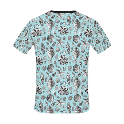 Seashell Beach Print Design LKS302 Men's All Over Print T-shirt