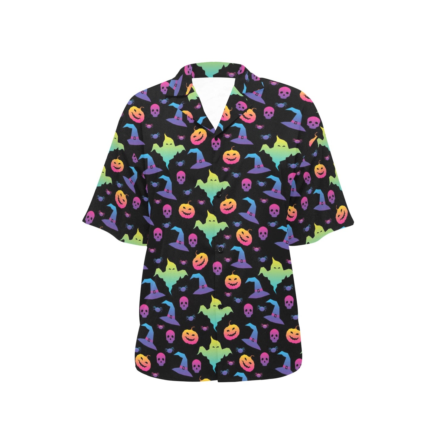 Halloween Print Design LKS404 Women's Hawaiian Shirt