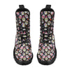 Sugar Skull Print Design LKS302 Women's Boots